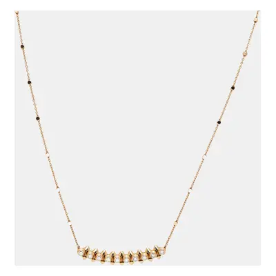 Cartier Clash de Cartier Diamonds 18k Rose Gold Necklace