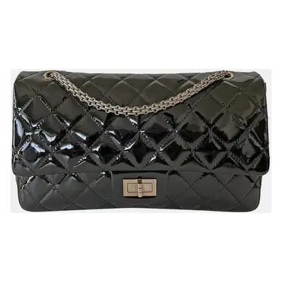 Chanel Black Patent Leather Reissue 2.55 Shoulder Bags