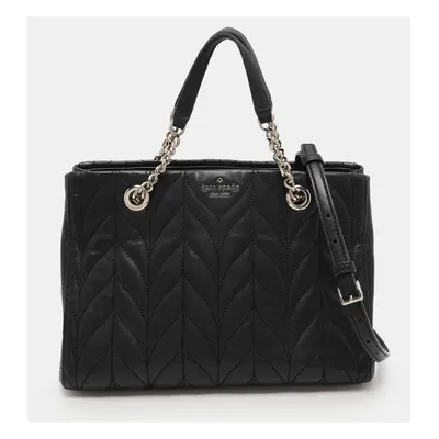 Kate Spade Black Quilted Leather Briar Lane Tote