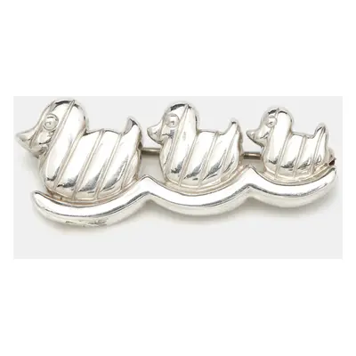 Tiffany & Co. Three Ducks Sterling Silver Brooch