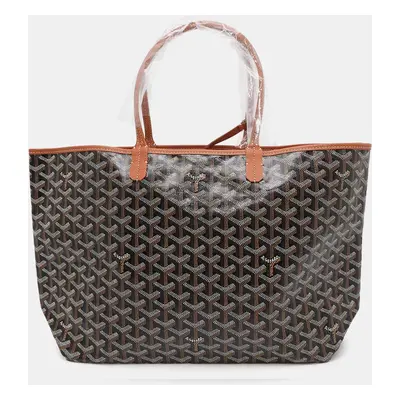 Goyard Black/Brown Pvc Leather Saint Louis PM Bag