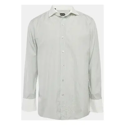 Tom Ford Multicolor Checkered Cotton Button Front Shirt