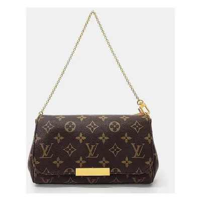 Louis Vuitton Brown PVC Monogram Favorite PM Bag