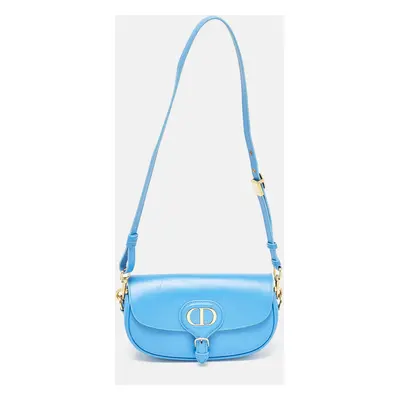 Dior Blue Leather Bobby East-West Shoulder Bag