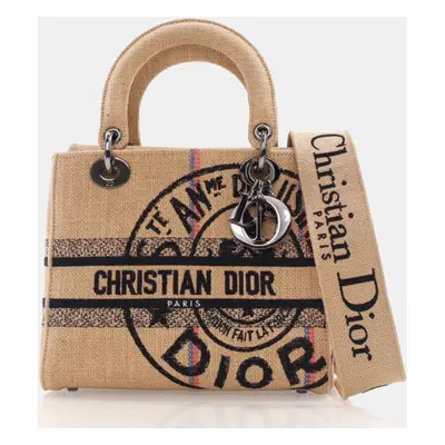 Dior Medium Jute Lady D-Lite