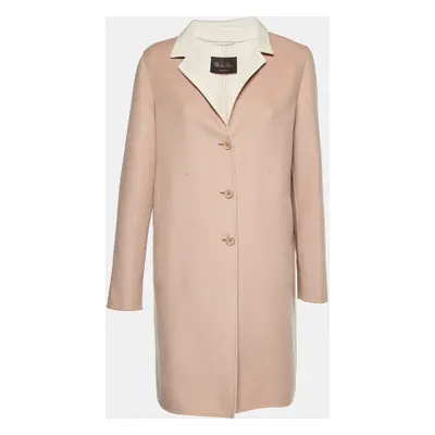 Loro Piana Pink Cashmere Single breasted Coat