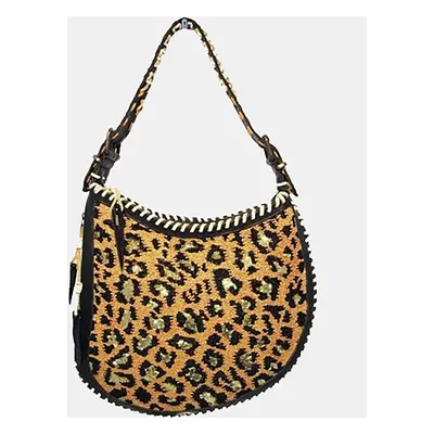 Fendi Beaded Safari Shoulder Bag