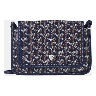 Goyard Navy Plumet Pochette Wallet