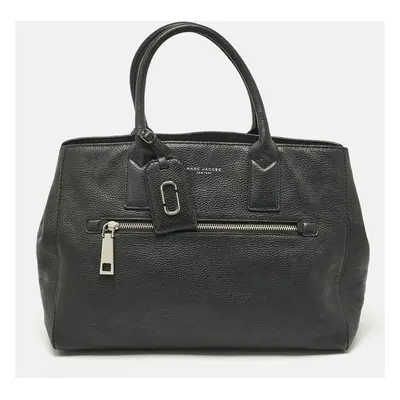 Marc Jacobs Black Leather Recruit East West Tote