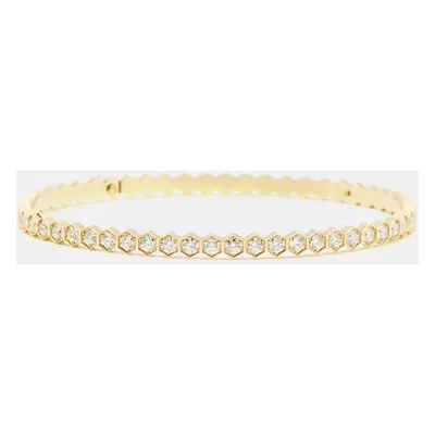 Chaumet Bee My Love Pave Diamonds 18k Yellow Gold Bracelet