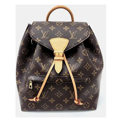 Louis Vuitton Brown Coated Canvas Montsouris Pm Bag