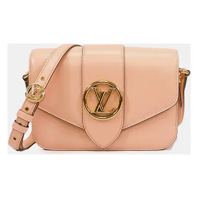 Louis Vuitton Pink Leather LV Pont