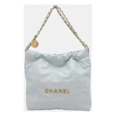 Chanel Blue Calfskin Shoulder Bag