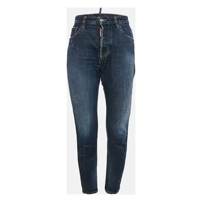 Dsquared2 Blue Washed Denim Skinny Dan Jeans Waist 31"