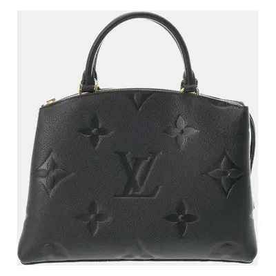 Louis Vuitton Black Leather Monogram Empreinte Petit Palais Handbag