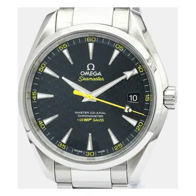 Omega Blue Stainless Steel Aqua Terra 231.10.42.21.03.004 Men's Wristwatch mm