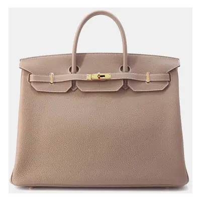 Hermes Birkin Etoupe Togo Leather Size