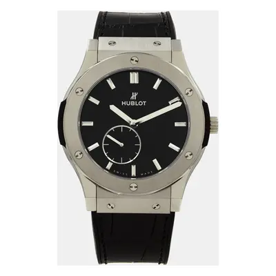 Hublot Black Titanium Classic Fusion 515.NX.1270.LR Automatic Men's Wristwatch