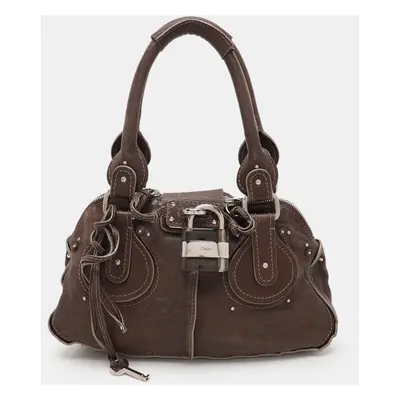 Chloe Brown Leather Paddington Satchel