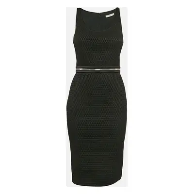 Givenchy Black Mesh Sleeveless Bodycon Dress