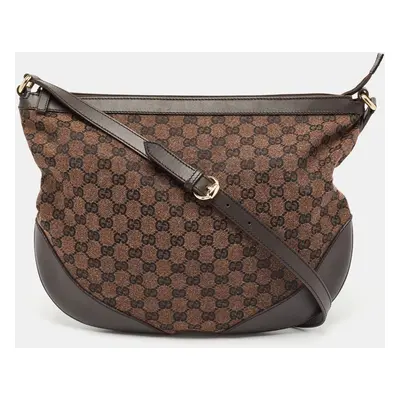 Gucci Brown GG Canvas Shoulder Bag