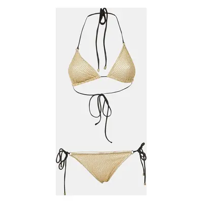 Missoni Mare Gold Lurex Knit Bikini Set