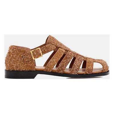 Loewe Brown Campo Flat Sandals Women’s IT