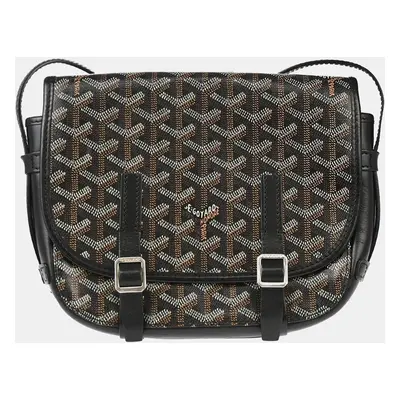 Goyard Black Belvedere PM Shoulder Bag