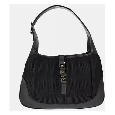 Gucci Black GG Jackie Handbag