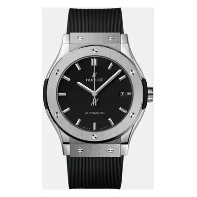 Hublot Black Titanium Classic Fusion Men's Wristwatch mm