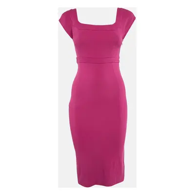 Diane Von Furstenberg Pink Jersey Sheath Dress