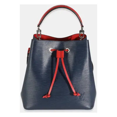 Louis Vuitton Indigo Coquelicot Epi Neonoe MM