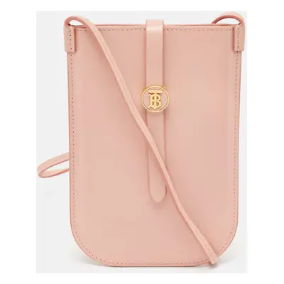 Burberry Light Leather Anne Phone Crossbody Bag