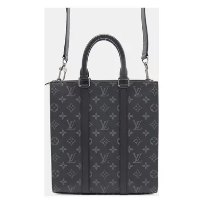 Louis Vuitton Noir Monogram Eclipse Sac Plat Bag