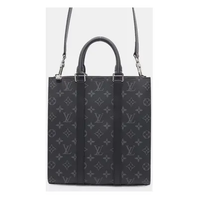 Louis Vuitton Noir Monogram Eclipse Sac Plat Bag