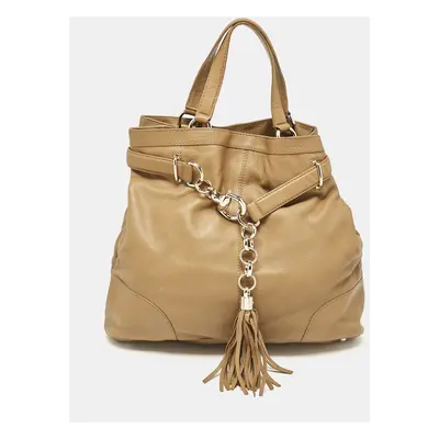 Gucci Brown Soft Leather Sienna Tote