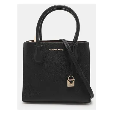 Michael Kors Black Leather Mercer Tote