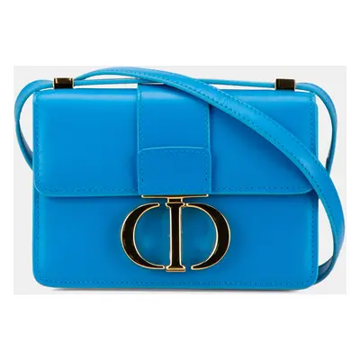 Dior Blue Micro Smooth Calfskin Montaigne Flap