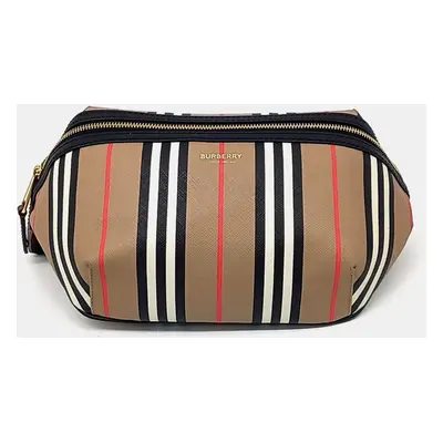 Burberry Beige Leather Hip Sack Bag