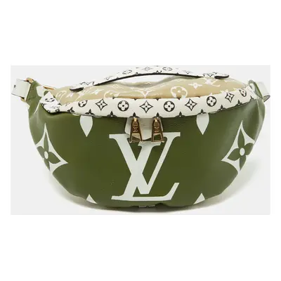 Louis Vuitton Khaki/Beige Monogram Giant Canvas Bumbag