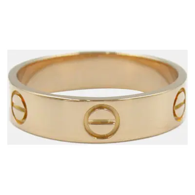 Cartier 18K Pink Gold Love Rose Gold Ring EU