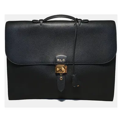 Hermes Black Noir Togo Sac A Depeches Briefcase