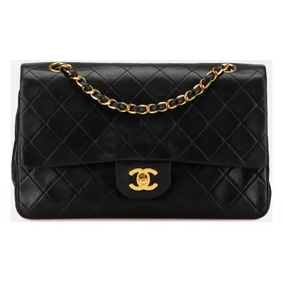 Chanel Black Medium Classic Lambskin Double Flap