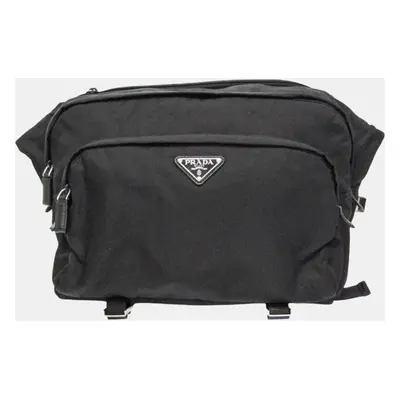 Prada Black Nylon Tessuto Shoulder Sling Bag