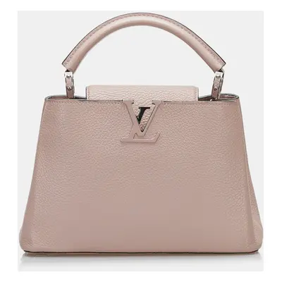 Louis Vuitton Pink Taurillon Capucines BB