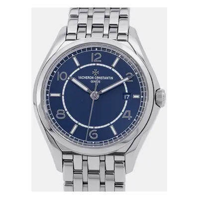 Vacheron Constantin Blue Stainless Steel Fifty Six Automatic Men's Wristwatch mm