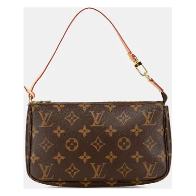 Louis Vuitton Brown Monogram Pochette Accessoires