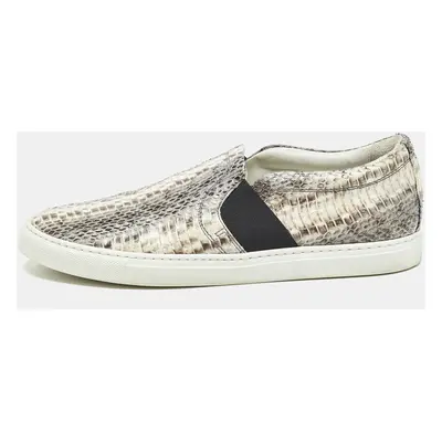 Lanvin Muticolor Water Snake Slip On Sneakers Size