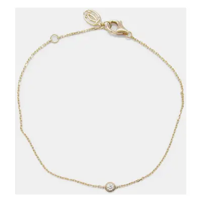 Cartier 18K Rose Gold and Diamond d'Amour Chain Bracelet