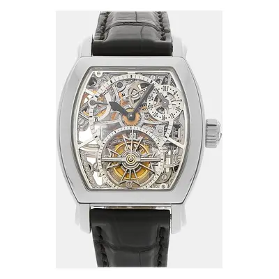 Vacheron Constantin Transparent Platinum Malte Manual Winding Men's Wristwatch mm